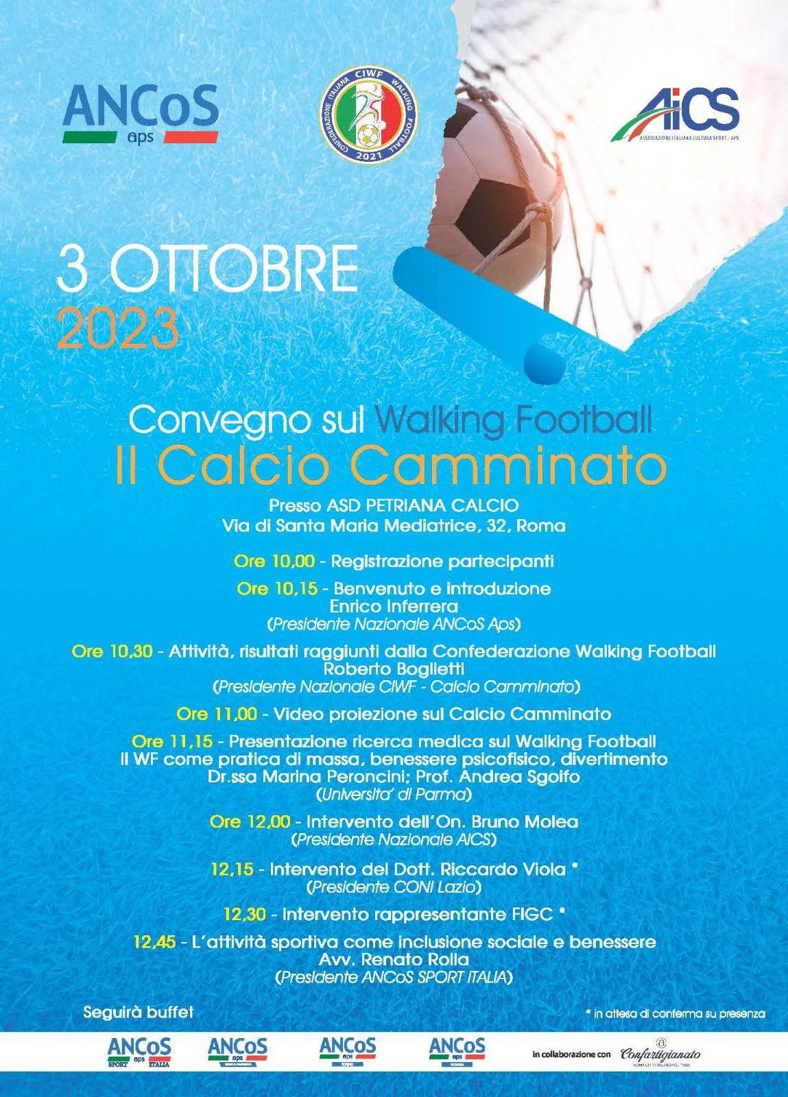Convegno sul Walking Football